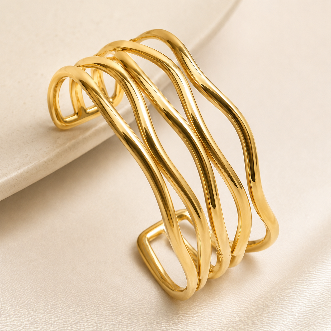 Golden Tide Cuff
