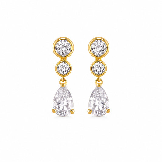 Drop Solitarie Studs