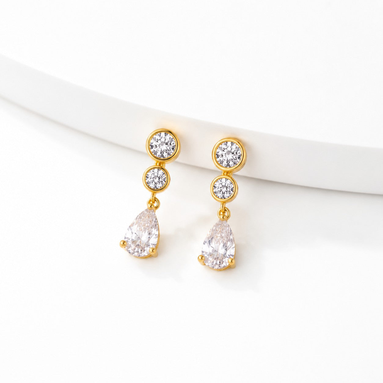 Drop Solitarie Studs