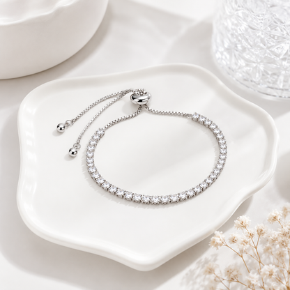 Diamond Glow Slider Bracelet