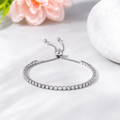 Diamond Glow Slider Bracelet