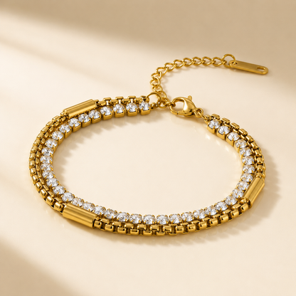 Starlit Tennis Bracelet