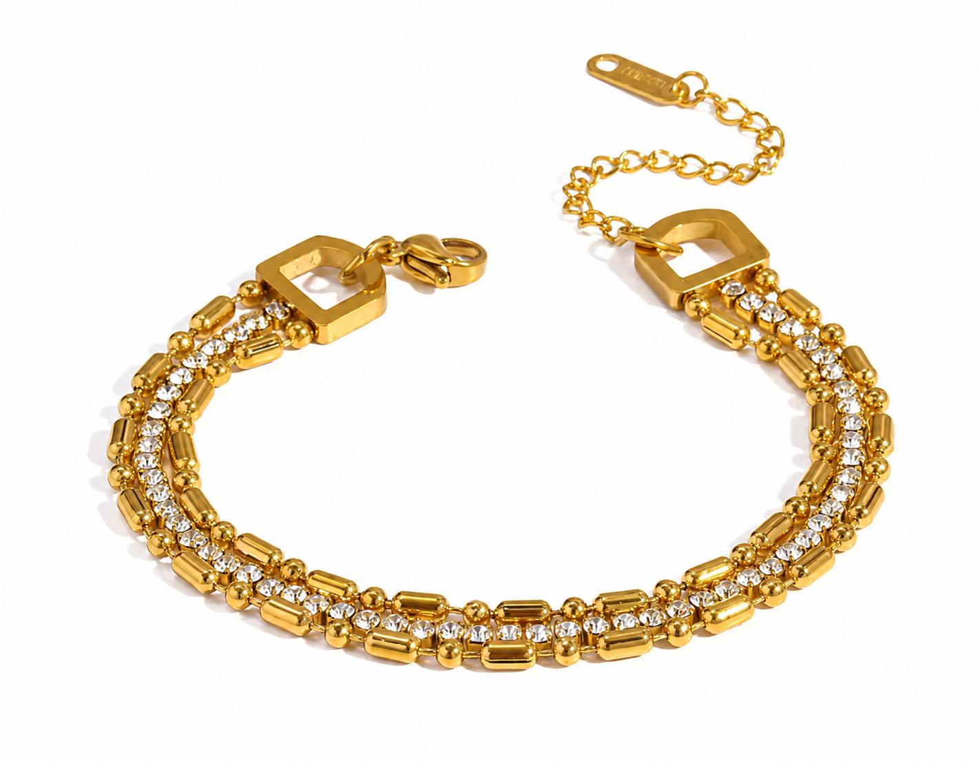 Crystal Cascade Bracelet