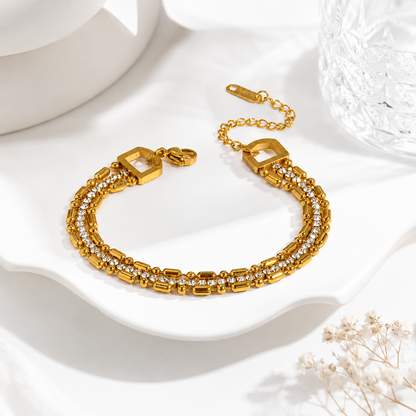 Crystal Cascade Bracelet