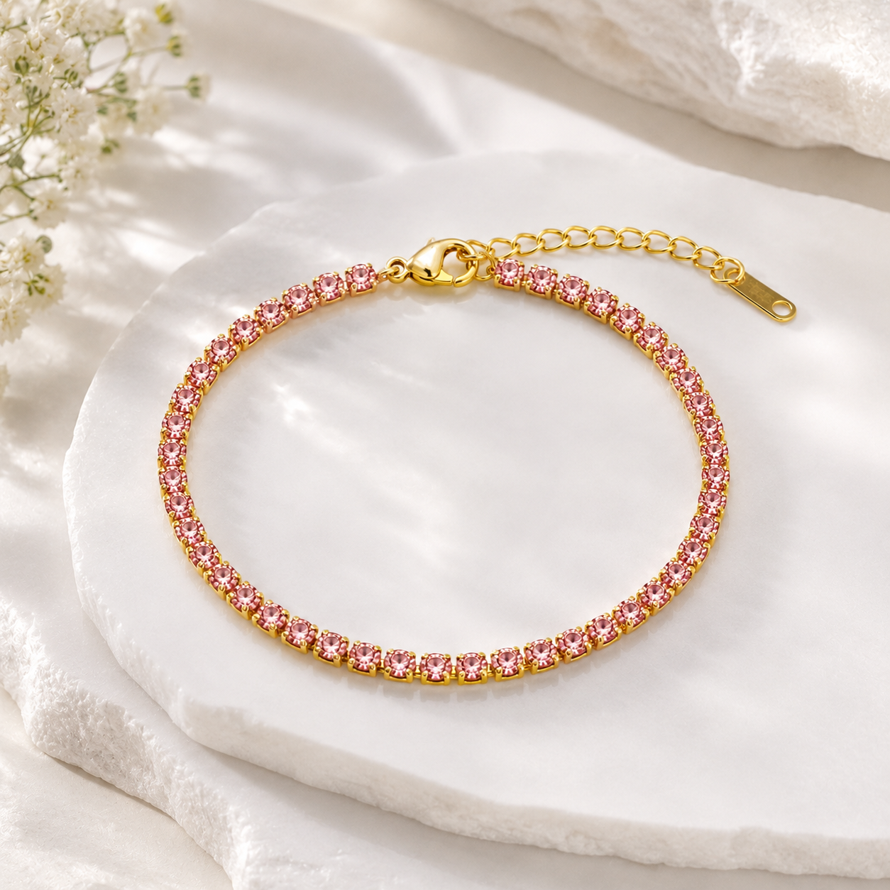 Rosaline Tennis Bracelet