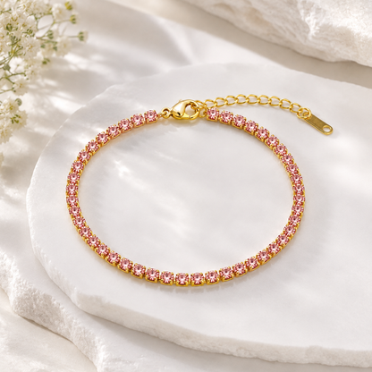 Rosaline Tennis Bracelet