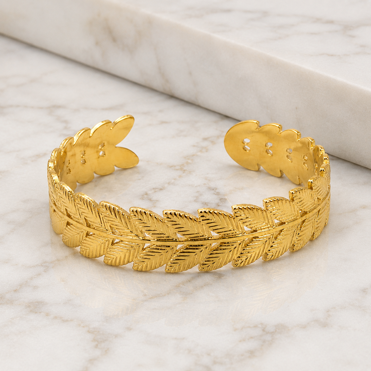 Golden Laurel Cuff