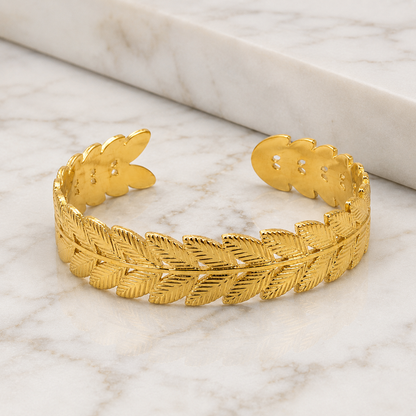 Golden Laurel Cuff