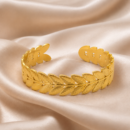 Golden Laurel Cuff