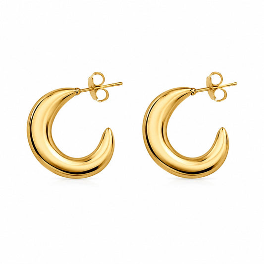 Half moons hoops