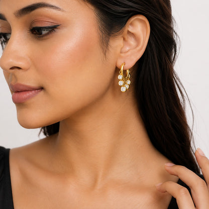 Solitarie Beads Earrings