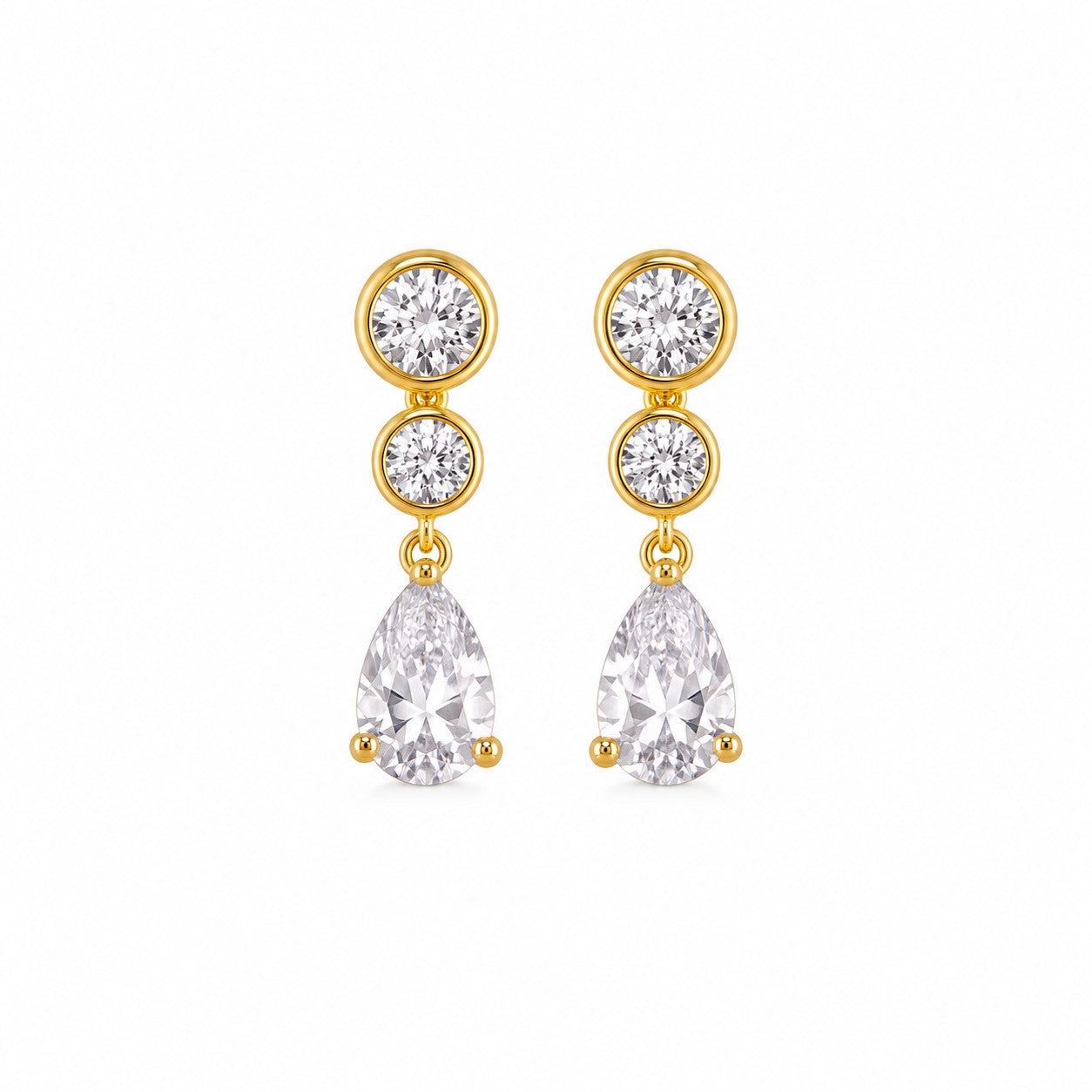 Drop Solitarie Studs
