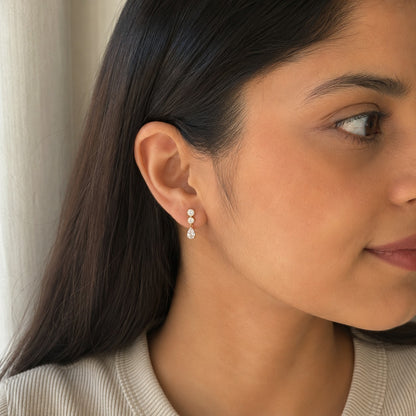 Drop Solitarie Studs