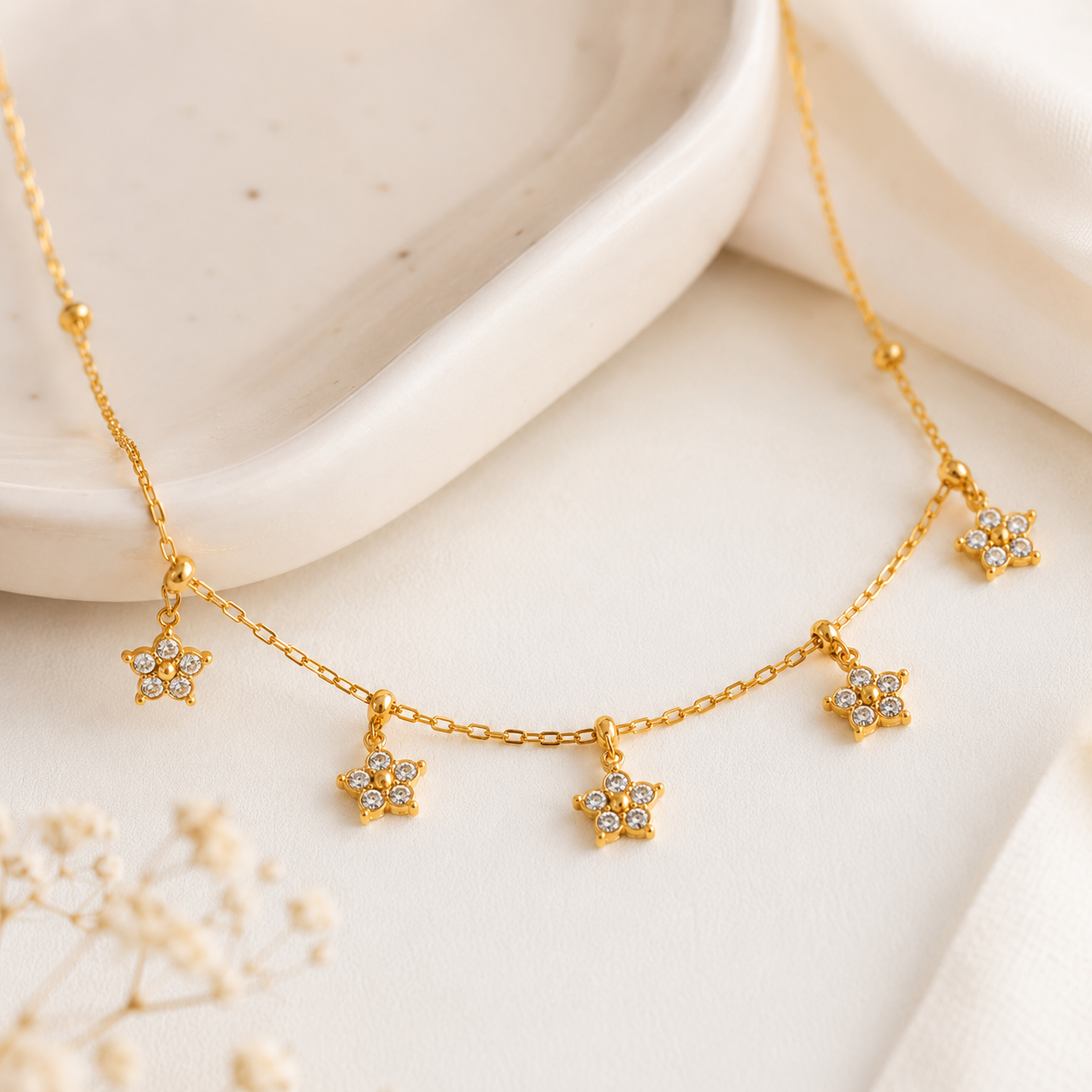 Nova Star Charm Necklace