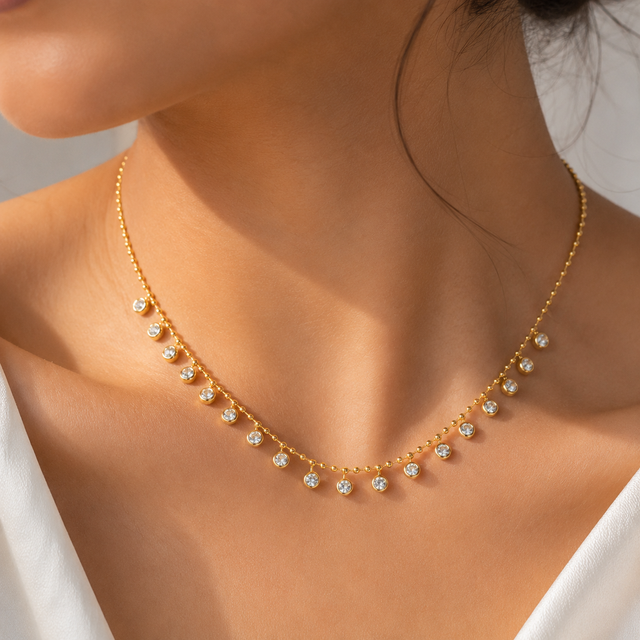 Celeste Drape Necklace