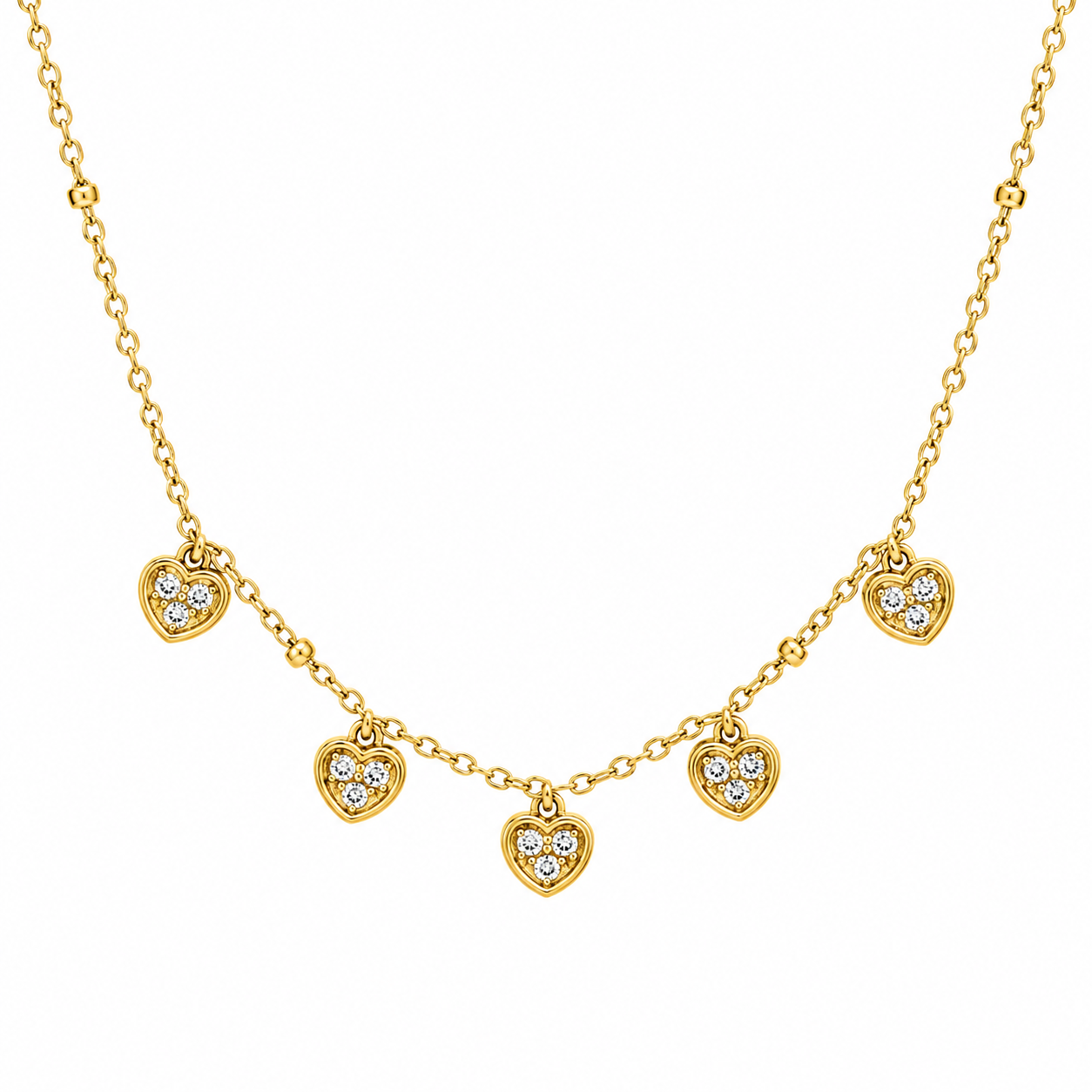 Amora Heart Charm Necklace