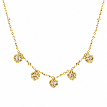 Amora Heart Charm Necklace