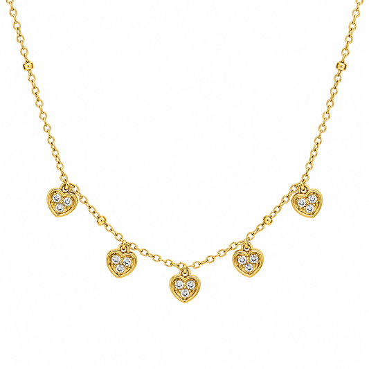 Amora Heart Charm Necklace