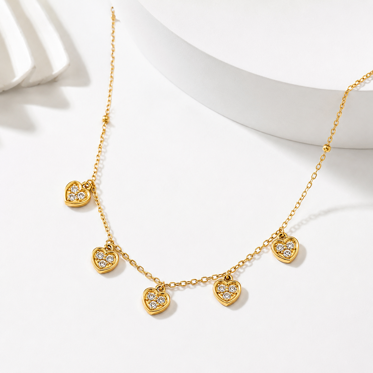 Amora Heart Charm Necklace