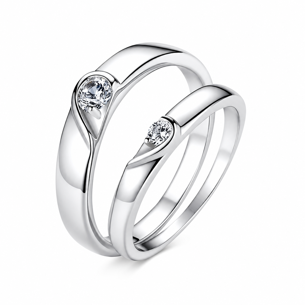 Eternal Bond Couple Ring- Adjustable Size