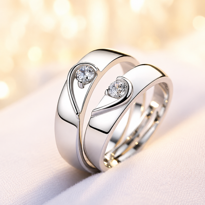 Eternal Bond Couple Ring- Adjustable Size