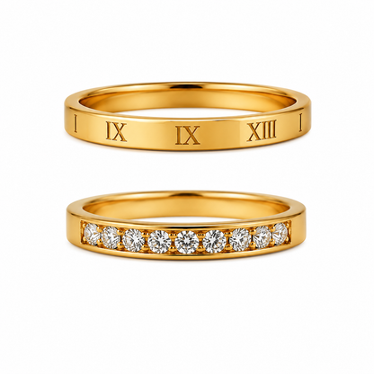 Eterna Roman Ring Set