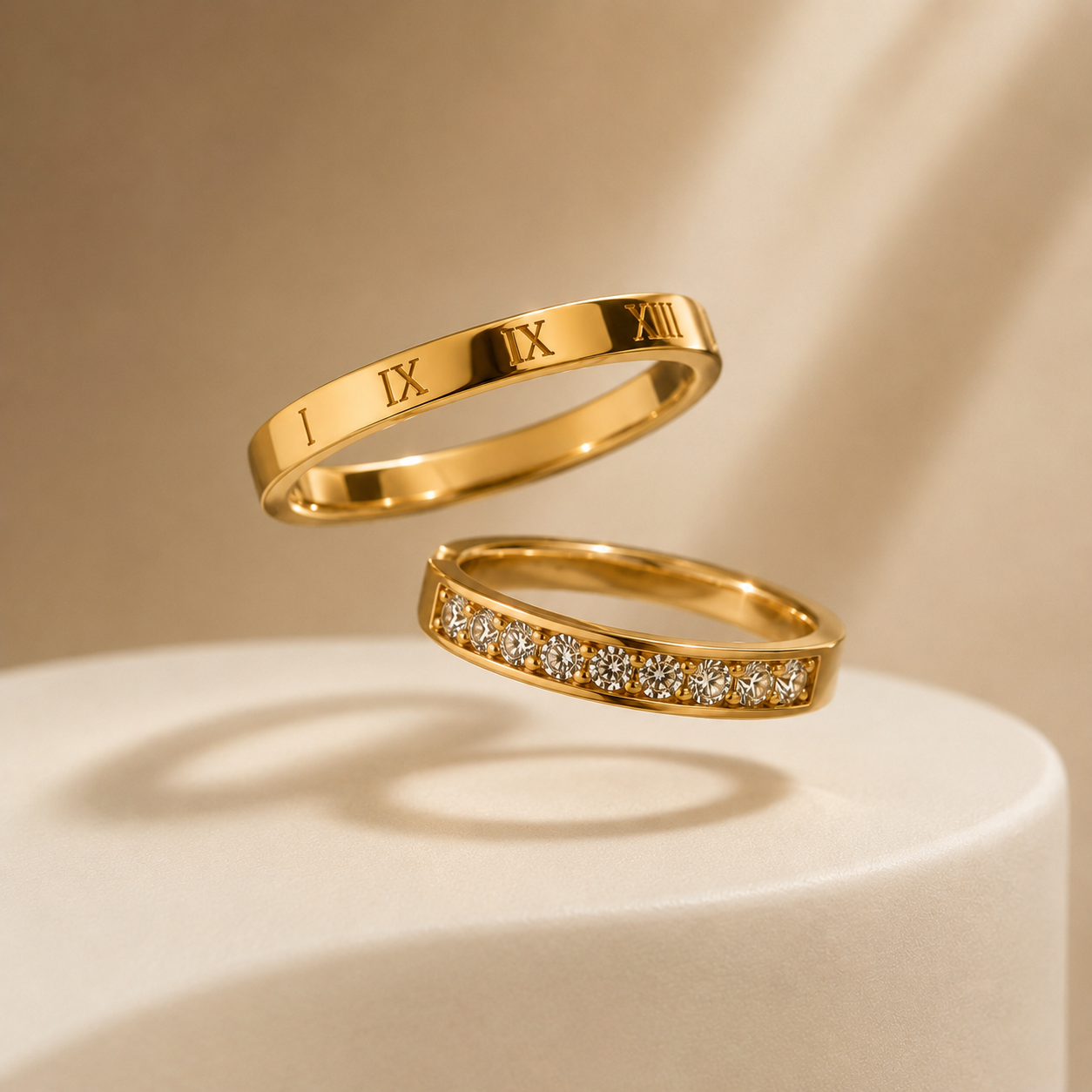 Eterna Roman Ring Set