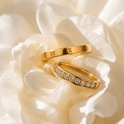 Eterna Roman Ring Set