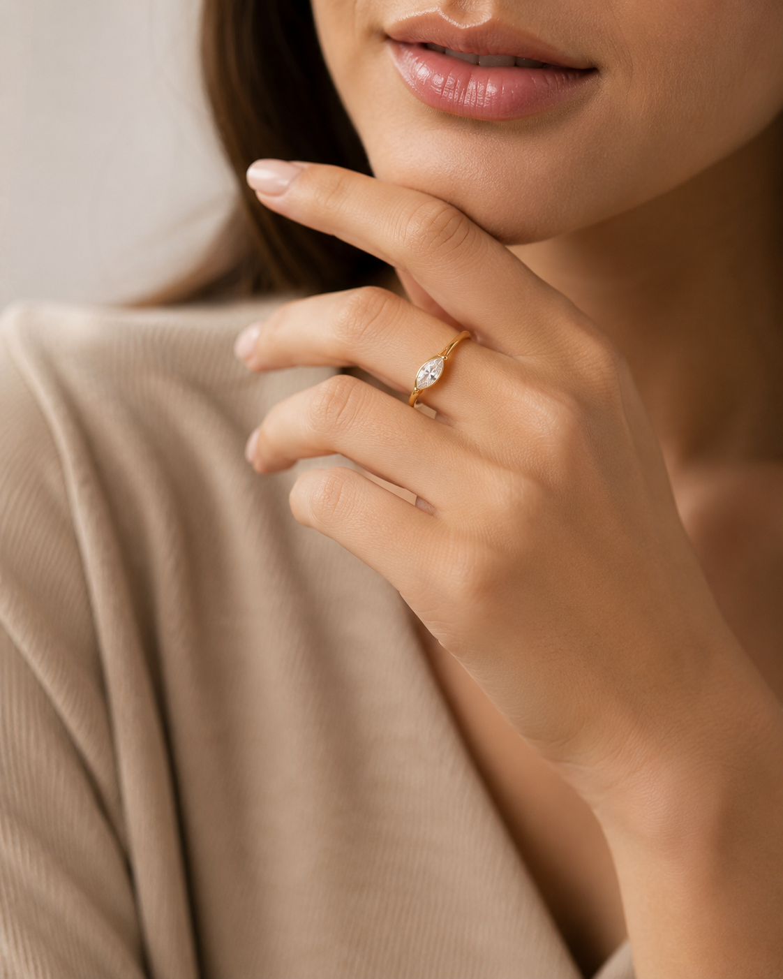 Marquise Glow Ring