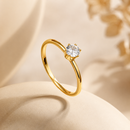 Timeless Solitaire Ring